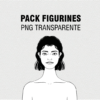 PACK FIGURINES - SIMPLE - EN PNG TRANSPARENTE